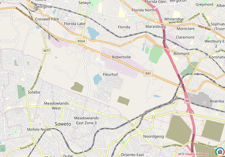 Map location of Fleurhof